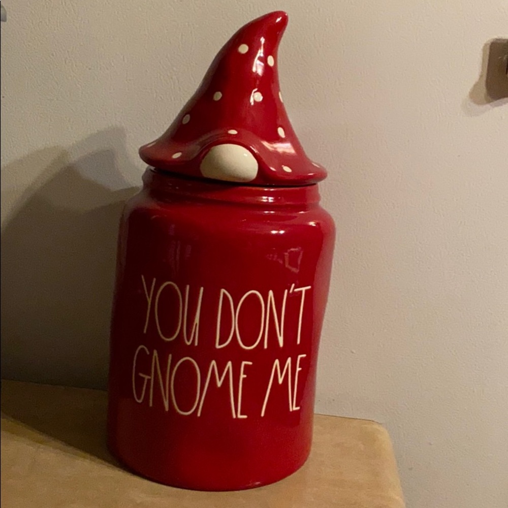 New Rae Dunn YOU DON’T GNOME ME Canister